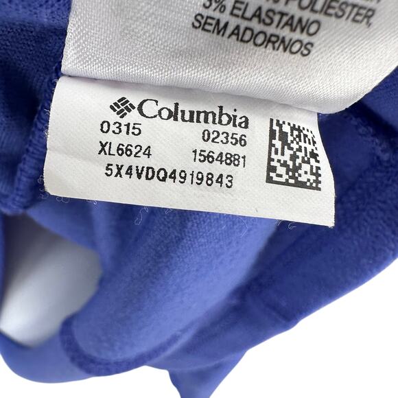 Columbia Sportswear Half Zip Fleece Glacial™ IV Jacket Women's XL Clematis Blue - Picture 11 of 13